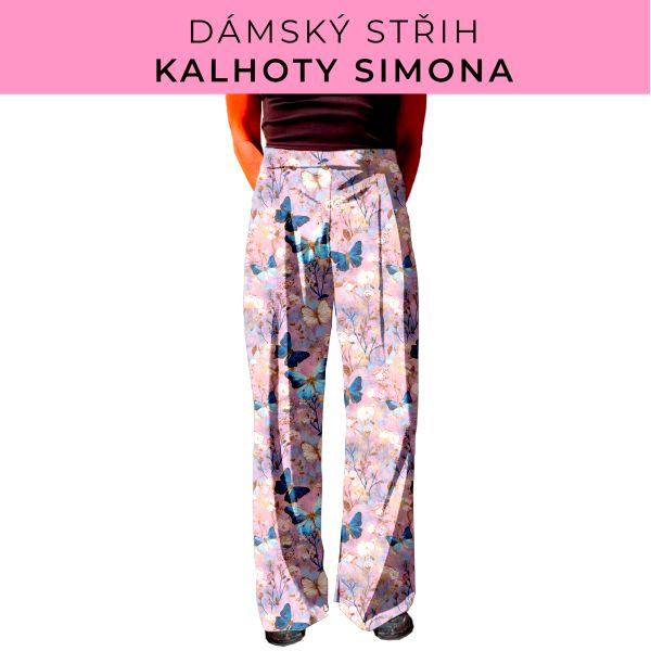 Dámský střih - kalhoty Simona