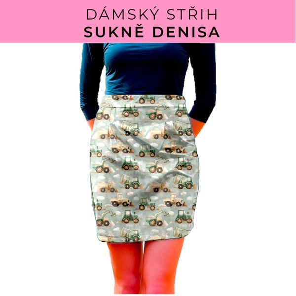 Dámský střih - Dámská sukně Denisa