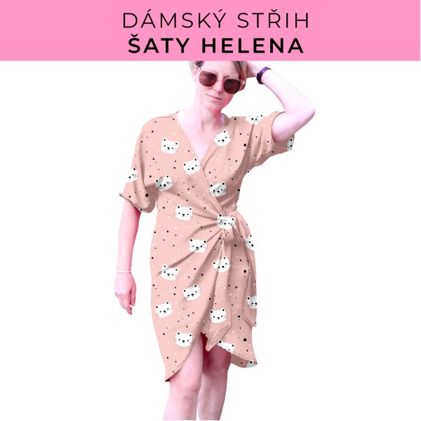Dámský střih na šaty  Helena
