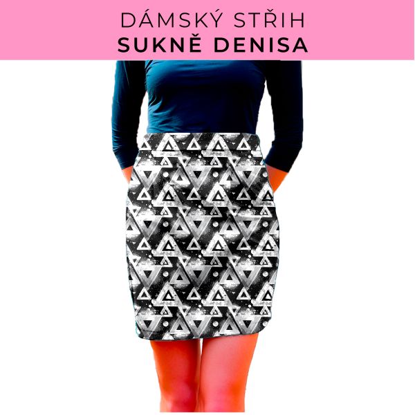 Dámský střih - Dámská sukně Denisa