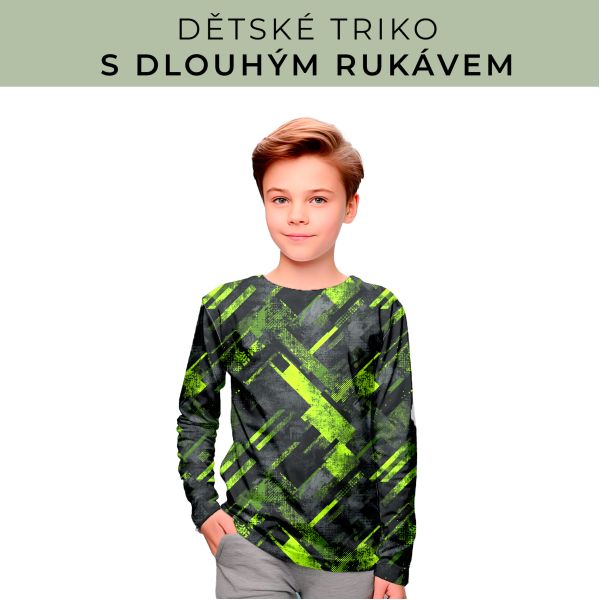 DĚTSKÝ střih - triko dlouhý rukáv