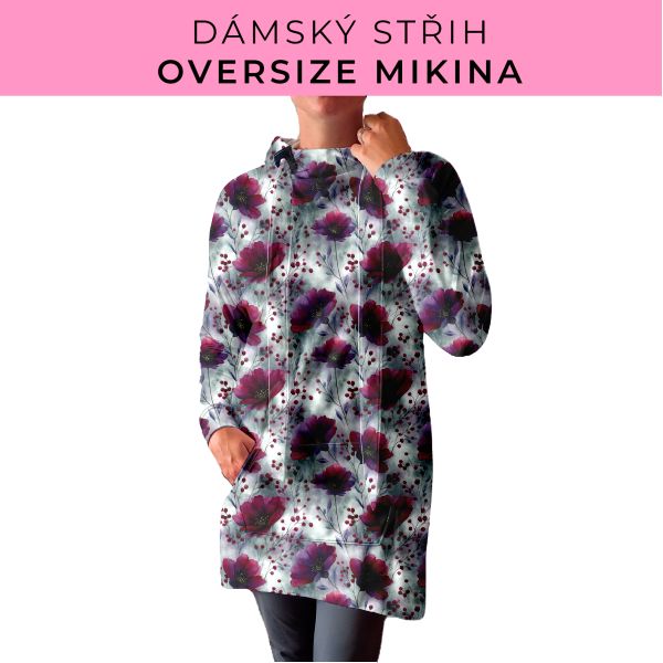 DÁMSKÝ střih - Oversize mikina