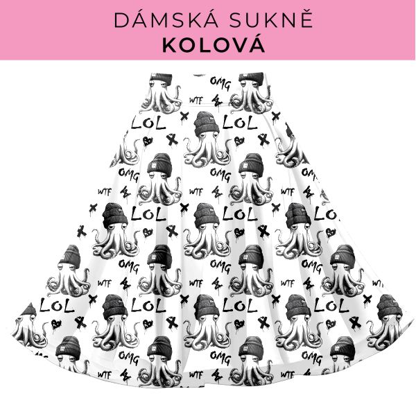 DÁMSKÝ střih - Kolová sukně
