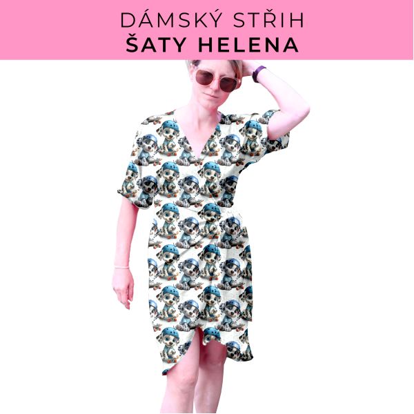 Dámský střih na šaty  Helena