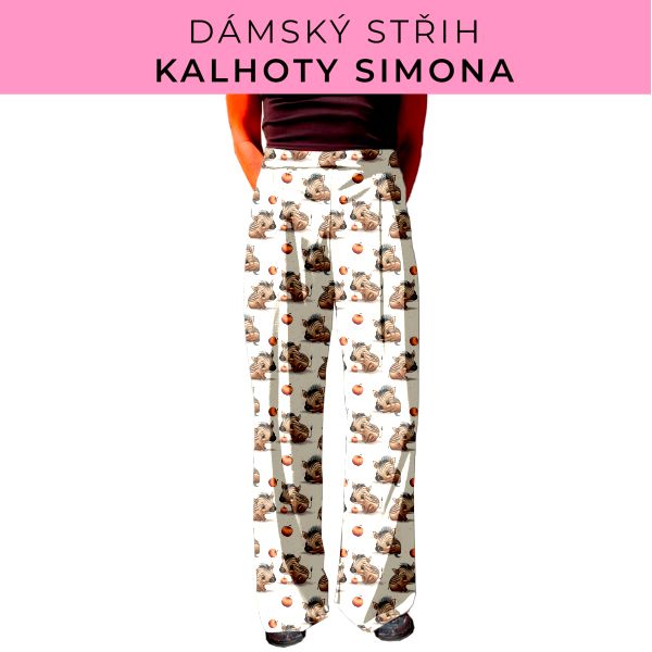 Dámský střih - kalhoty Simona