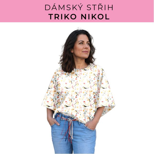 Dámský střih -  triko Nikol