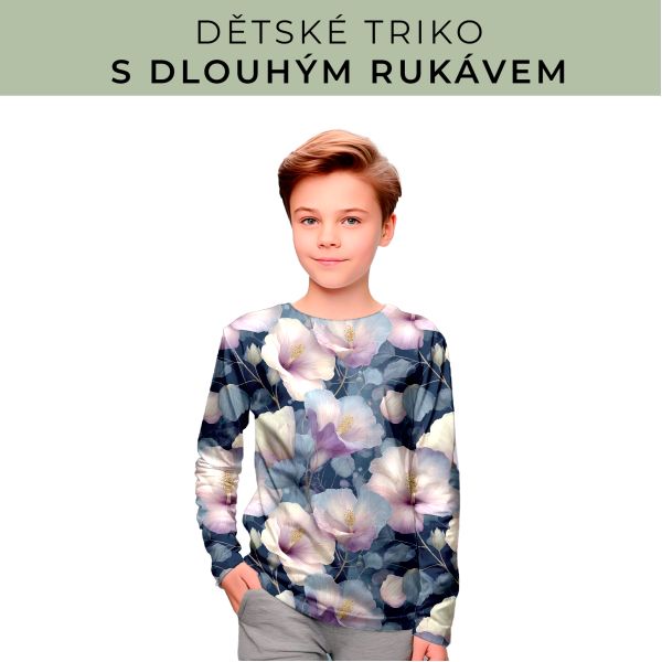 DĚTSKÝ střih - triko dlouhý rukáv