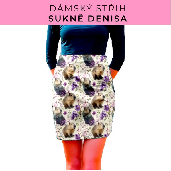 Dámský střih - Dámská sukně Denisa