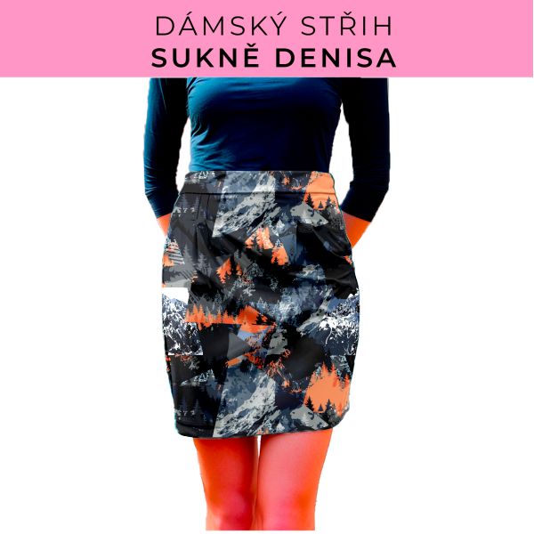 Dámský střih - Dámská sukně Denisa