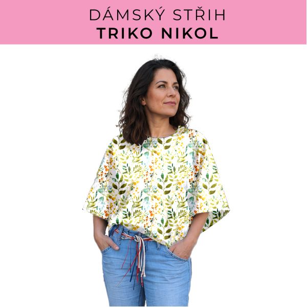 Dámský střih -  triko Nikol