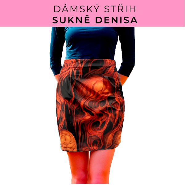 Dámský střih - Dámská sukně Denisa