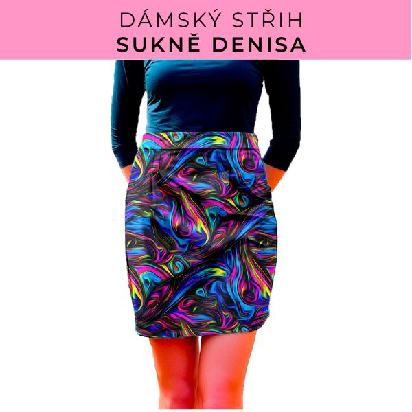 Dámský střih - Dámská sukně Denisa