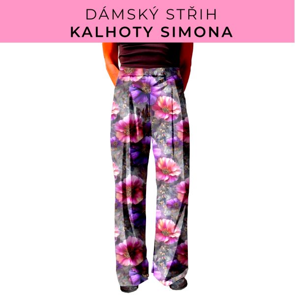 Dámský střih - kalhoty Simona