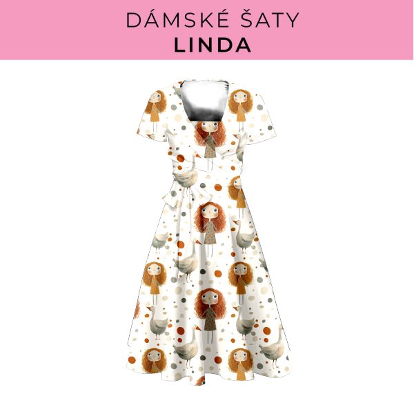 DÁMSKÝ střih - šaty Linda