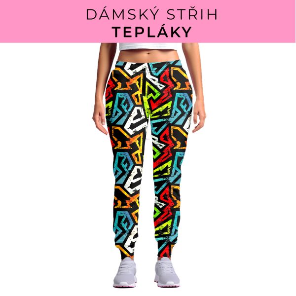DÁMSKÝ střih - tepláky