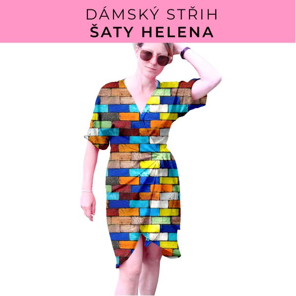 Dámský střih na šaty  Helena