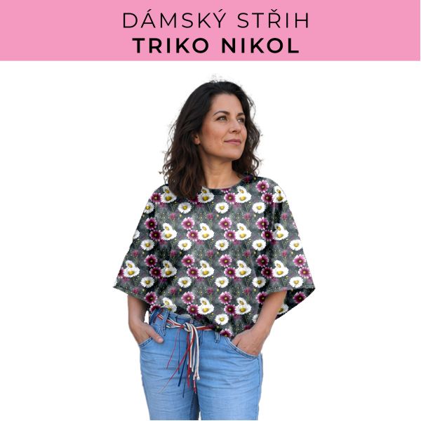Dámský střih -  triko Nikol