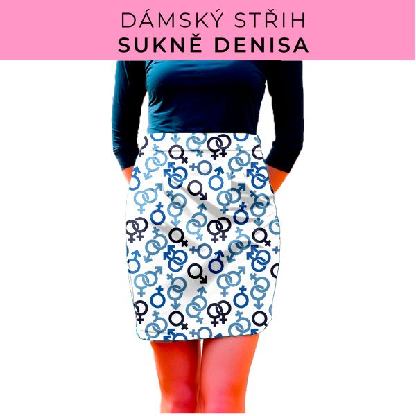 Dámský střih - Dámská sukně Denisa