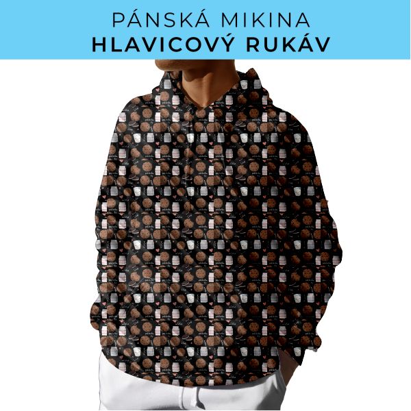 PÁNSKÝ střih - mikina s kapucí