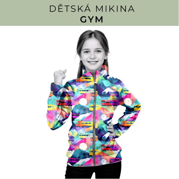 Dětská střih - mikina GYM
