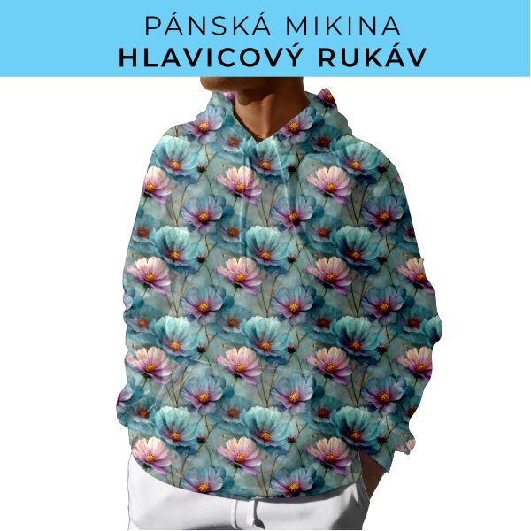 PÁNSKÝ střih - mikina s kapucí