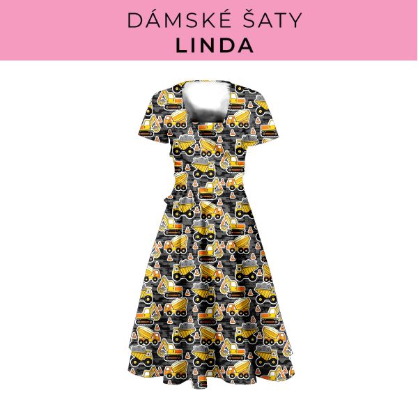 DÁMSKÝ střih - šaty Linda