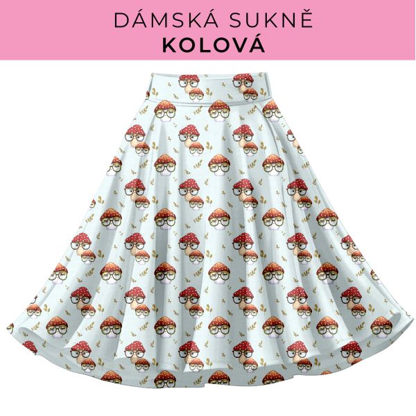 DÁMSKÝ střih - Kolová sukně