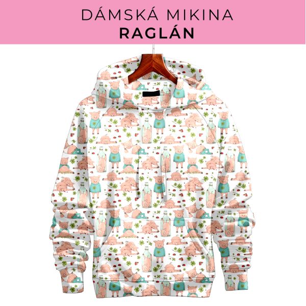 DÁMSKÝ střih - mikina raglán