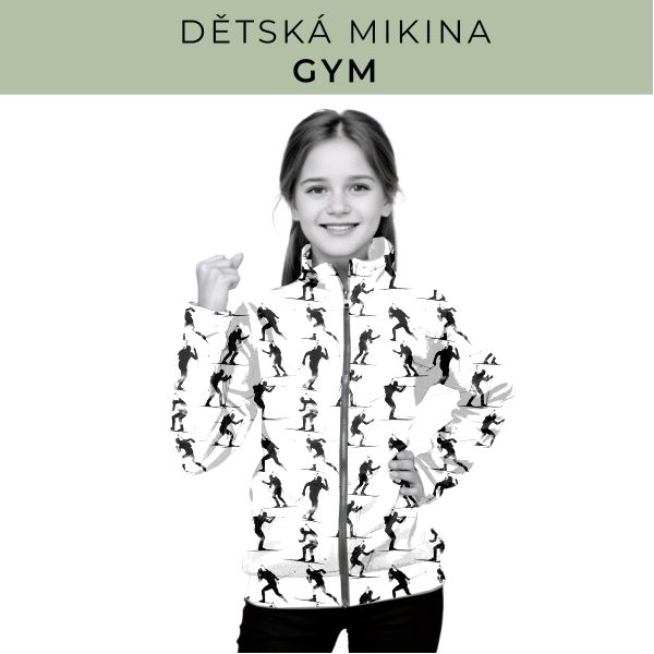 Dětská střih - mikina GYM