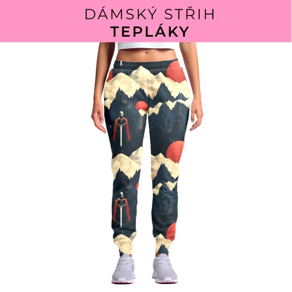 DÁMSKÝ střih - tepláky
