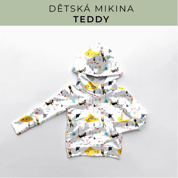DĚTSKÝ střih - Mikina Teddy