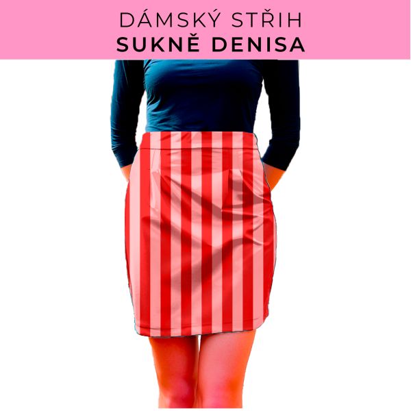 Dámský střih - Dámská sukně Denisa