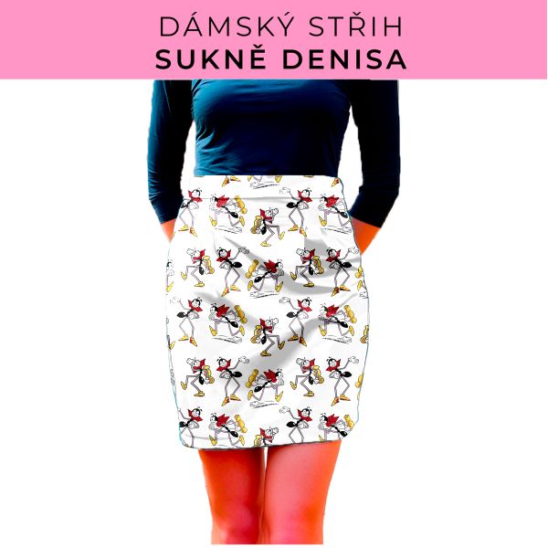 Dámský střih - Dámská sukně Denisa