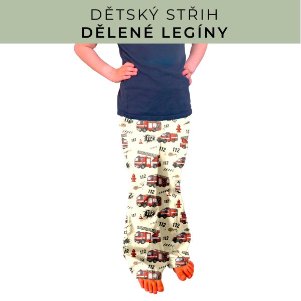 Dětský střih - Dělené legíny