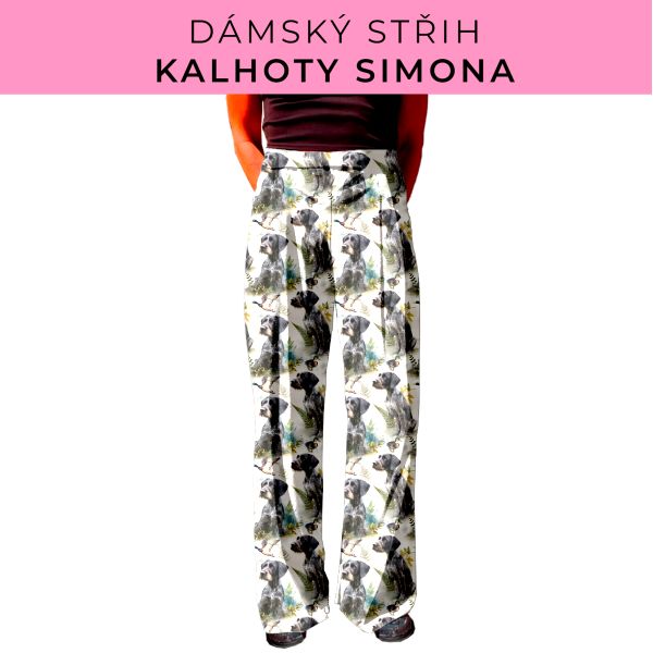 Dámský střih - kalhoty Simona