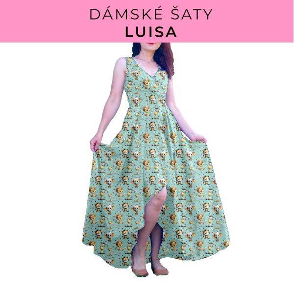 DÁMSKÝ střih - šaty Luisa