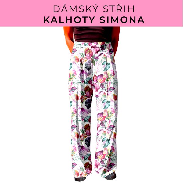 Dámský střih - kalhoty Simona