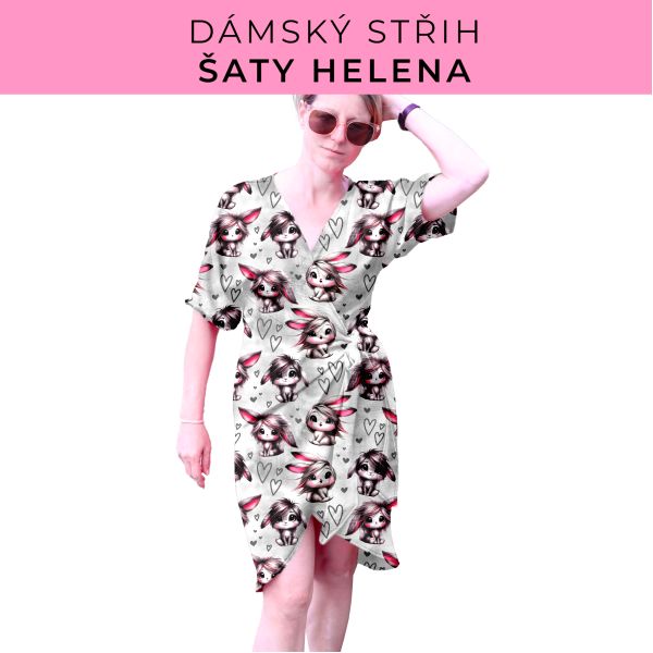 Dámský střih na šaty  Helena