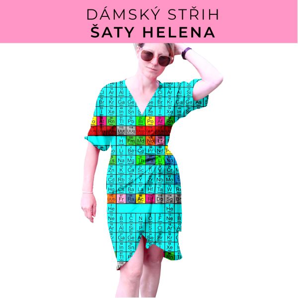 Dámský střih na šaty  Helena