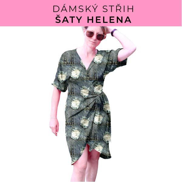 Dámský střih na šaty  Helena
