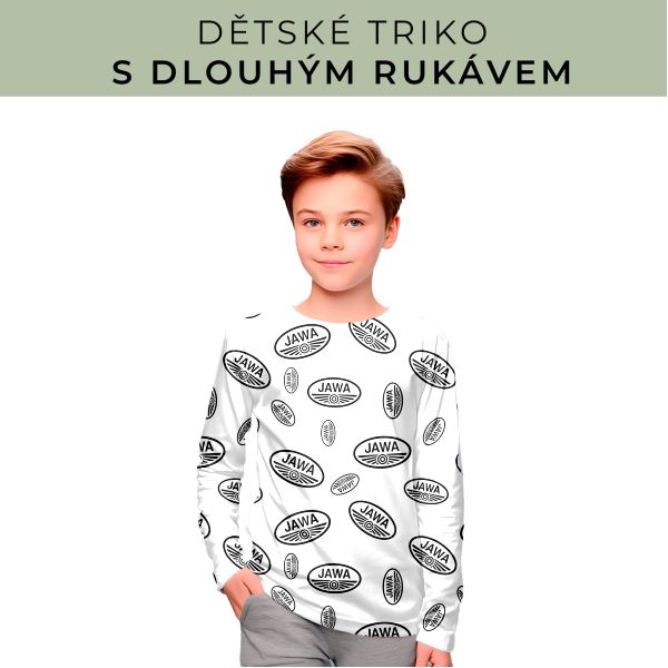 DĚTSKÝ střih - triko dlouhý rukáv