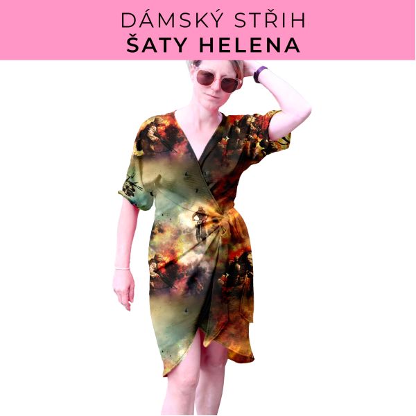 Dámský střih na šaty  Helena