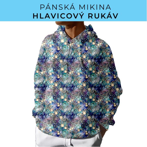 PÁNSKÝ střih - mikina s kapucí