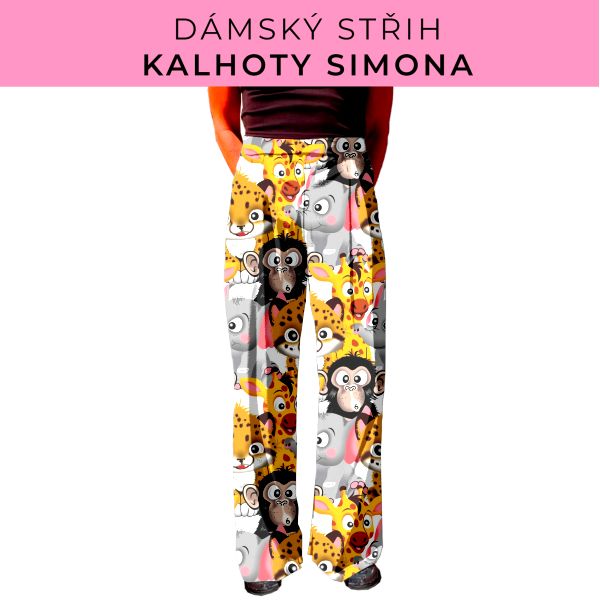 Dámský střih - kalhoty Simona
