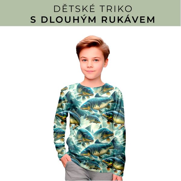 DĚTSKÝ střih - triko dlouhý rukáv
