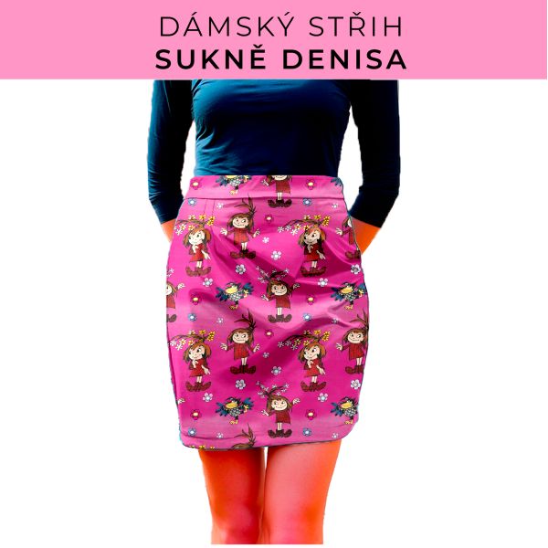 Dámský střih - Dámská sukně Denisa