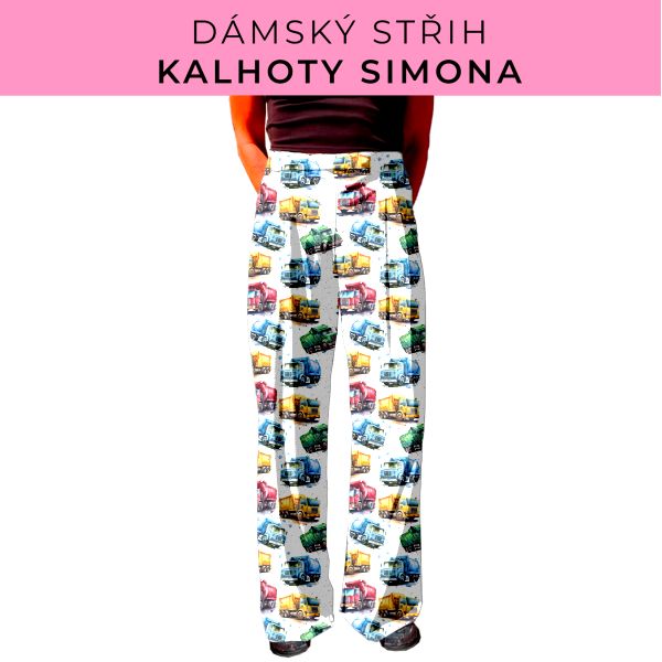 Dámský střih - kalhoty Simona