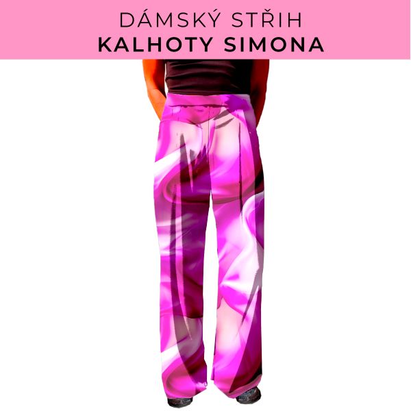 Dámský střih - kalhoty Simona