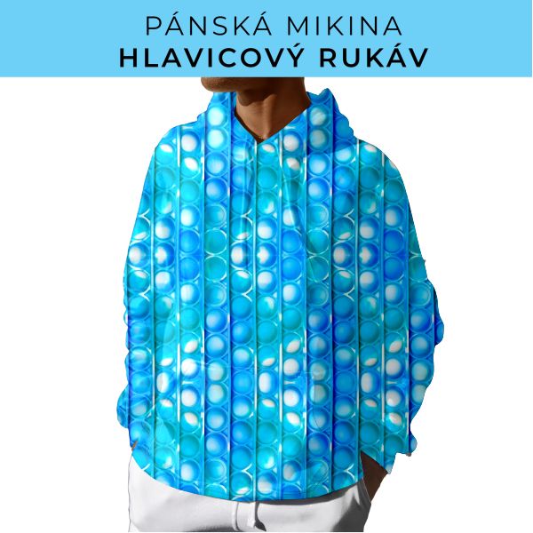 PÁNSKÝ střih - mikina s kapucí