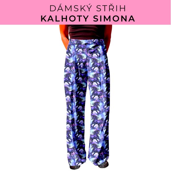 Dámský střih - kalhoty Simona